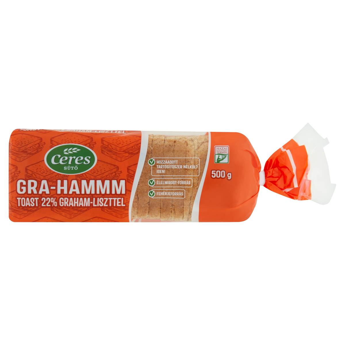 Gra-hammm Toast 22% Graham-liszttel 500g